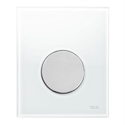 TECEloop Urinal,  стекло белое, клав. хром мат. - фото 130878