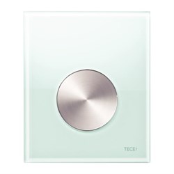 TECEloop Urinal,  стекло зеленое, клав. нерж. сталь - фото 130880