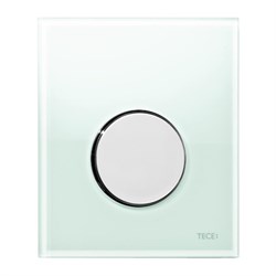TECEloop Urinal,  стекло зеленое, клав. хром глян. - фото 130881