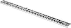 TECE Декоративная решетка TECEdrainline "royal" 1000 мм нержавеющая сталь, сатин, прямая - фото 130940