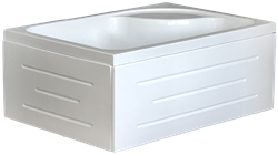 ROYAL BATH BP 100x80 Поддон акриловый прямоугольный, высота 45 см, правая сторона - фото 13338