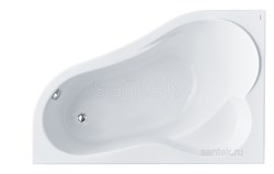 SANTEK Ibiza L 150х100 Ванна акриловая асимметричная, левая - фото 141149