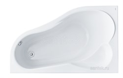 SANTEK Ibiza XL L 160х100 Ванна акриловая асимметричная, левая - фото 141155