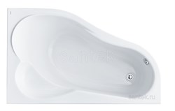 SANTEK Ibiza XL R 160х100 Ванна акриловая асимметричная, правая - фото 141158