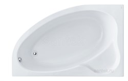 SANTEK Edera L 170х110 Ванна акриловая асимметричная, левая - фото 141240