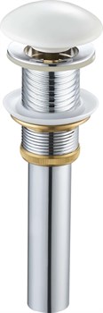 GID Белый керамический донный клапан WH100 без перелива, ширина 7,5 см - фото 147990