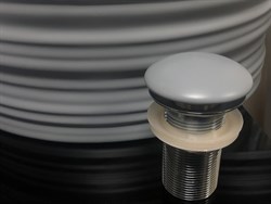 GID Серый матовый керамический донный клапан Gmh100, ширина 7,5 см - фото 147999