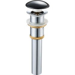 GID Черный керамический донный клапан BL100 без перелива, ширина 7,5 см - фото 148002