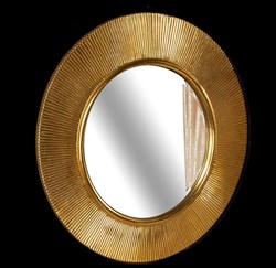 ARMADIART Зеркало SHINE золото глянец с подстветкой d82 - фото 154081