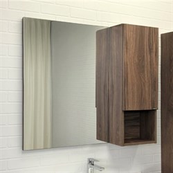 COMFORTY Зеркало-шкаф "Бордо-90" дуб темно-коричневый - фото 155577