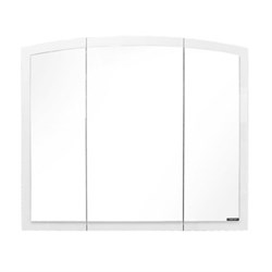 COMFORTY Зеркало-шкаф "Палини-100" белый глянец - фото 156681