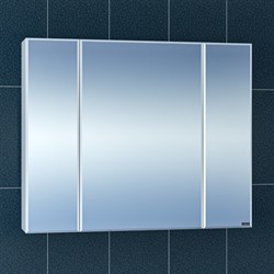 SANTA Зеркальный шкаф СаНта Стандарт 90 113017, цвет белый - фото 158768