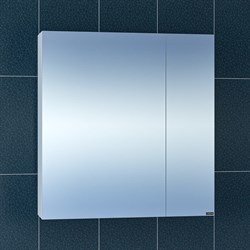 SANTA Зеркальный шкаф СаНта Стандарт 70 113008, цвет белый - фото 158779