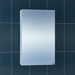 SANTA Зеркальный шкаф СаНта Стандарт 45 113001, цвет белый - фото 158794