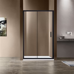 VINCEA Душевая дверь Garda VDS-1G120CLB, 1200, черный, стекло прозрачное - фото 161921