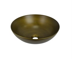 Bronze de Luxe Раковина-чаша Sphera на столешницу, бронза, 405х405х150 - фото 171737