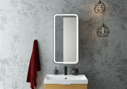 CONTINENT Зеркало-шкаф ELLIOTT 400х800 белый правый со светодиодной подсветкой - фото 172618