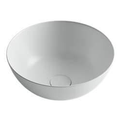 CERAMICA NOVA Умывальник чаша накладная круглая (цвет Белый Матовый) Element 358*358*155мм - фото 176142
