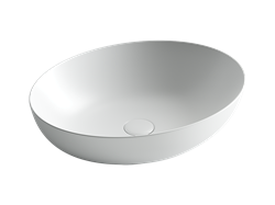 CERAMICA NOVA Умывальник чаша накладная овальная (цвет Белый Матовый) Element 520*395*130мм - фото 176277