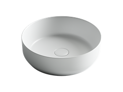 CERAMICA NOVA Умывальник чаша накладная круглая (цвет Белый Матовый) Element 390*390*120мм - фото 176424