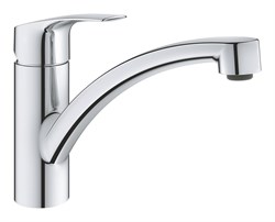 GROHE 33281003 Eurosmart Смеситель однорычажный для мойки, низкий излив, хром GROHE-33281003 - фото 178895