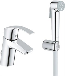 GROHE Смеситель для раковины Eurosmart 2015 23124002 с гигиеническим душем GROHE-23124002 - фото 179307