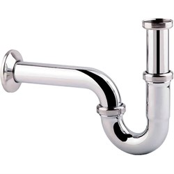 GROHE 28947000 Сифон 1 1/4 для раковины (трубный), хром GROHE-28947000 - фото 179647