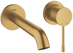 GROHE Essence+ Смеситель для раковины, на 2 отверстия, настенный монтаж, 5,7 л/мин, холодный рассвет матовый GROHE-19408GN1 - фото 182768