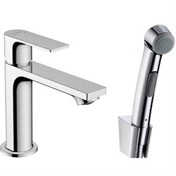 HANSGROHE 72216000 Rebris E смеситель для раковины 110, с гигиеническим душем 72216000 - фото 183075