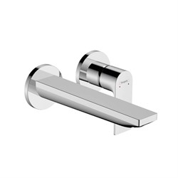 HANSGROHE 72568000 Rebris E смеситель для раковины настенный 2 отв. (внешняя часть) 72568000 - фото 183143