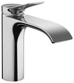 HANSGROHE Vivenis Смеситель для раковины, однорычажный, 110 со сливным гарнитуром 75020000, хром 75020000 - фото 183433