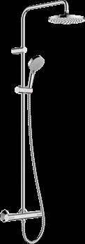 HANSGROHE Душевая система Showerpipe 200 1jet с термостатом Hansgrohe Vernis Blend 26276000, хром - фото 184095