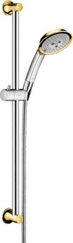 HANSGROHE Душевой гарнитур Hansgrohe Raindance Classic 100 AIR 3jet хром/золото 27843090 27843090 - фото 184323