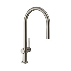 HANSGROHE Кухонный смеситель однорычажный, 210, с вытяжным душем, 2jet, sBox Hansgrohe 72801800, под сталь 72801800 - фото 184635