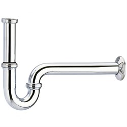 HANSGROHE Сифон для раковины Hansgrohe трубчатый 53010000, хром 53010000 - фото 185123