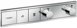 HANSGROHE Термостат для ванны Hansgrohe RainSelect на 2 потребителя 15380000 15380000 - фото 186649