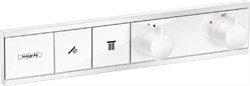 HANSGROHE Термостат для ванны Hansgrohe RainSelect на 2 потребителя 15380700 - фото 186653