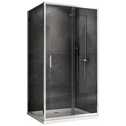 ABBER Душевой уголок  Schwarzer Diamant AG301005-S705, размер 100x70 см, двери раздвижные, стекло 5 мм AG301005-S705 - фото 188505