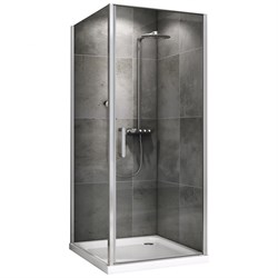 ABBER Душевой уголок  Sonnenstrand AG04080-S75, размер 80x75 см, двери распашные, стекло 6 мм AG04080-S75 - фото 189121
