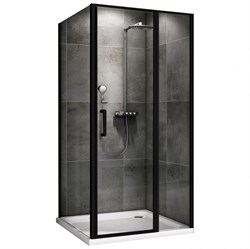 ABBER Душевой уголок  Sonnenstrand AG04100BS-S75B, размер 100x75 см, двери распашные, стекло 6 мм AG04100BS-S75B - фото 189161