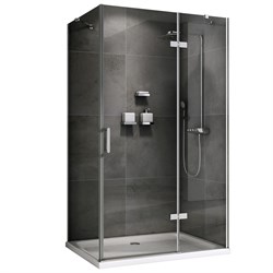 ABBER Душевой уголок  Zart AG08110-S71, размер 110x70 см, двери распашные, стекло 6 мм AG08110-S71 - фото 189283