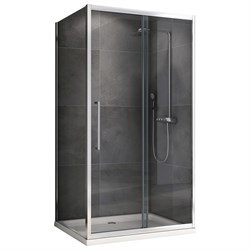 ABBER Душевой уголок  Schwarzer Diamant AG30130H-S90, размер 130x90 см, двери раздвижные, стекло 6 мм AG30130H-S90 - фото 190094