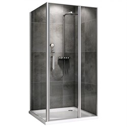 ABBER Душевой уголок  Sonnenstrand AG04110S-S90, размер 110x90 см, двери распашные, стекло 6 мм AG04110S-S90 - фото 190484