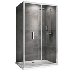 ABBER Душевой уголок  Sonnenstrand AG07100-S90, размер 100x90 см, двери складные, стекло 6 мм AG07100-S90 - фото 190575