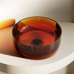 ABBER Раковина накладная прозрачная  Kristall AT2804Opal, диаметр 40 см - фото 192795