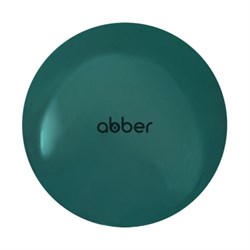 ABBER Накладка на слив для раковины  AC0014MBG темно зеленая, керамика - фото 207230