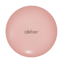 ABBER Накладка на слив для раковины  AC0014MP розовая матовая, керамика - фото 207237