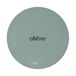 ABBER Накладка на слив для раковины  AC0014MCG светло-зеленая матовая, керамика - фото 207239