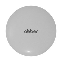 ABBER Накладка на слив для раковины  AC0014MLG светло-серая матовая, керамика - фото 207247