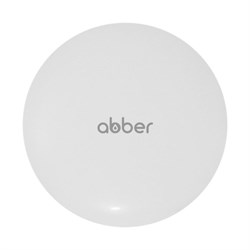 ABBER Накладка на слив для раковины  AC0014MW белая матовая, керамика - фото 207248
